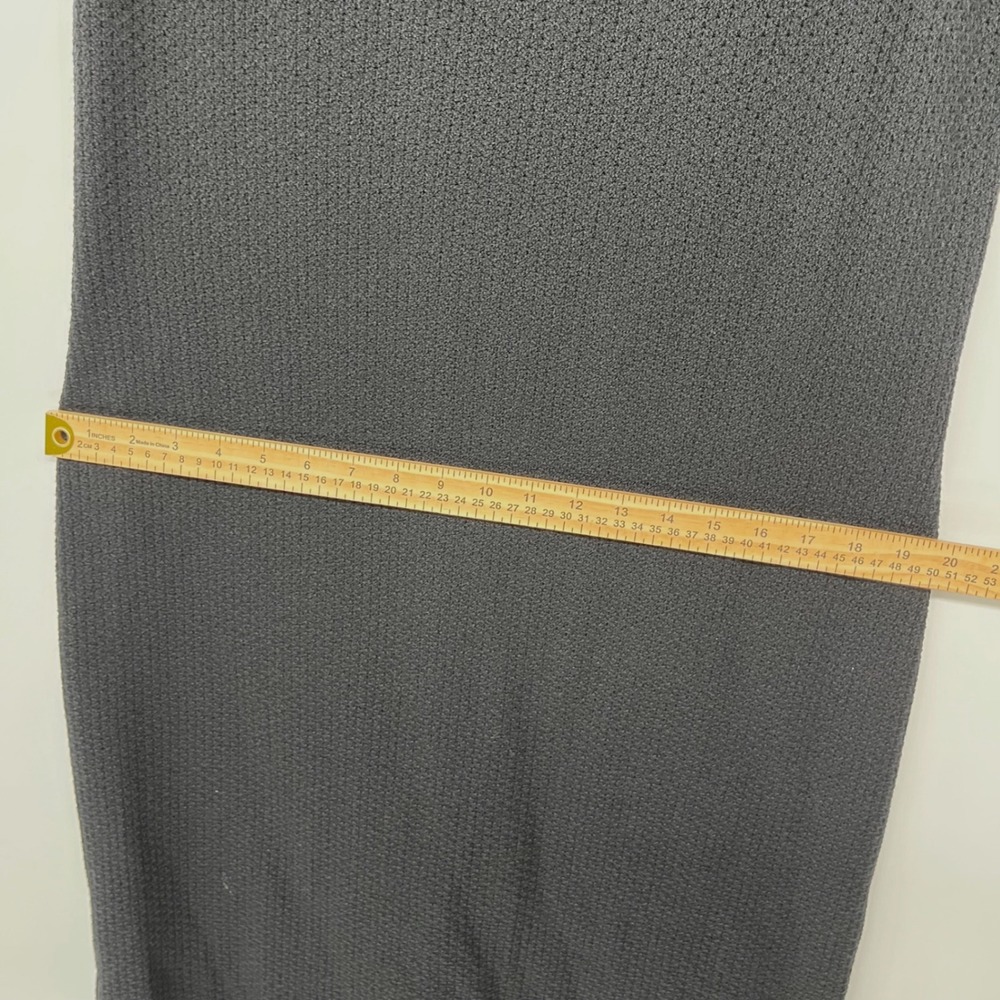 St. John Caviar Dress Women 16 Black Wool Blend Santana Knit Sleeveless Sheath - Picture 10 of 16